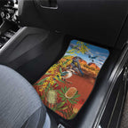 Australia Native Bird Uluru Ayers Rock Car Mats