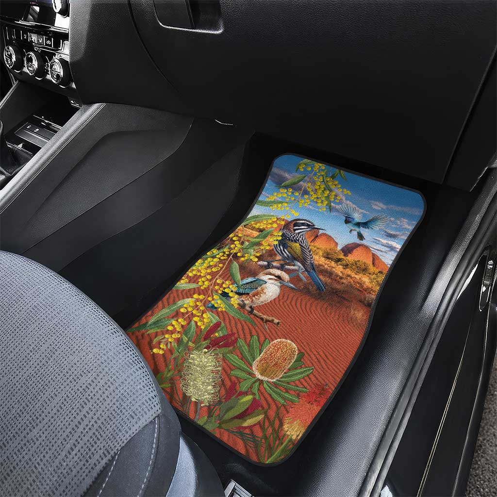 Australia Native Bird Uluru Ayers Rock Car Mats