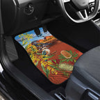 Australia Native Bird Uluru Ayers Rock Car Mats