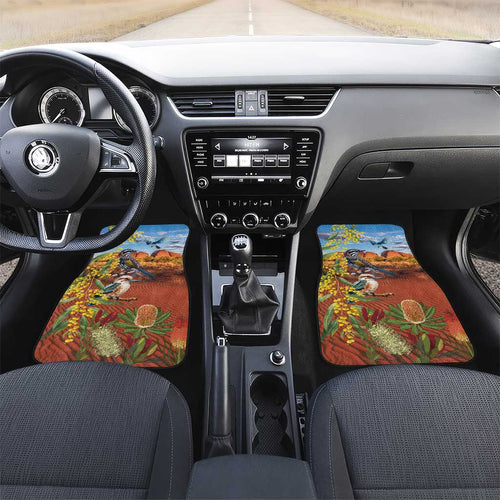 Australia Native Bird Uluru Ayers Rock Car Mats