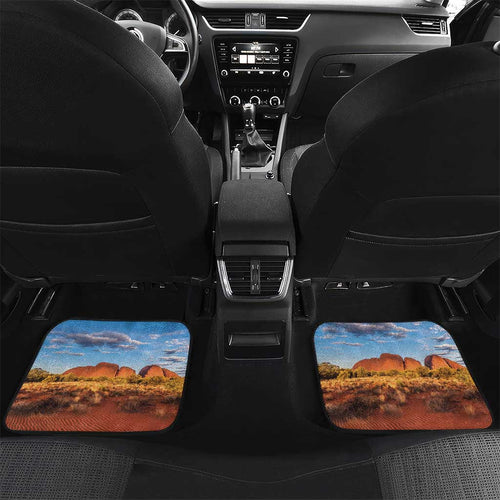 Australia Native Bird Uluru Ayers Rock Car Mats