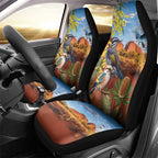 Australia Native Bird Uluru Ayers Rock Car Seat Cover