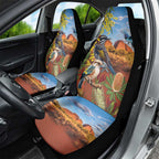 Australia Native Bird Uluru Ayers Rock Car Seat Cover
