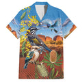 Australia Native Bird Uluru Ayers Rock Hawaiian Shirt