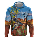 Australia Native Bird Uluru Ayers Rock Hoodie