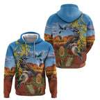 Australia Native Bird Uluru Ayers Rock Hoodie