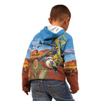 Australia Native Bird Uluru Ayers Rock Kid Hoodie