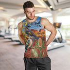 Australia Native Bird Uluru Ayers Rock Men Tank Top