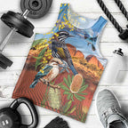 Australia Native Bird Uluru Ayers Rock Men Tank Top