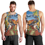 Australia Native Bird Uluru Ayers Rock Men Tank Top