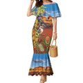 Australia Native Bird Uluru Ayers Rock Mermaid Dress