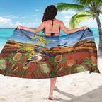 Australia Native Bird Uluru Ayers Rock Sarong