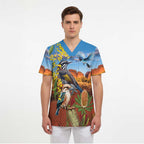 Australia Native Bird Uluru Ayers Rock Scrub Top - Aussie Hoodie