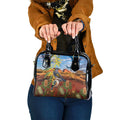 Australia Native Bird Uluru Ayers Rock Shoulder Handbag