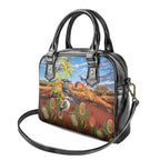 Australia Native Bird Uluru Ayers Rock Shoulder Handbag