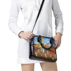 Australia Native Bird Uluru Ayers Rock Shoulder Handbag