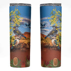 Australia Native Bird Uluru Ayers Rock Skinny Tumbler