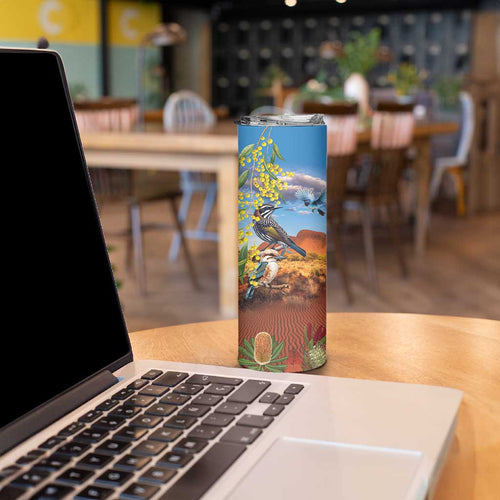 Australia Native Bird Uluru Ayers Rock Skinny Tumbler