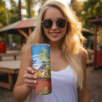 Australia Native Bird Uluru Ayers Rock Skinny Tumbler