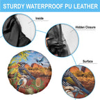 Australia Native Bird Uluru Ayers Rock Spare Tire Cover