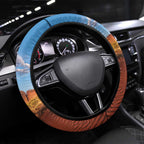 Australia Native Bird Uluru Ayers Rock Steering Wheel Cover