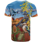 Australia Native Bird Uluru Ayers Rock T Shirt