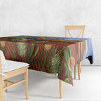 Australia Native Bird Uluru Ayers Rock Tablecloth