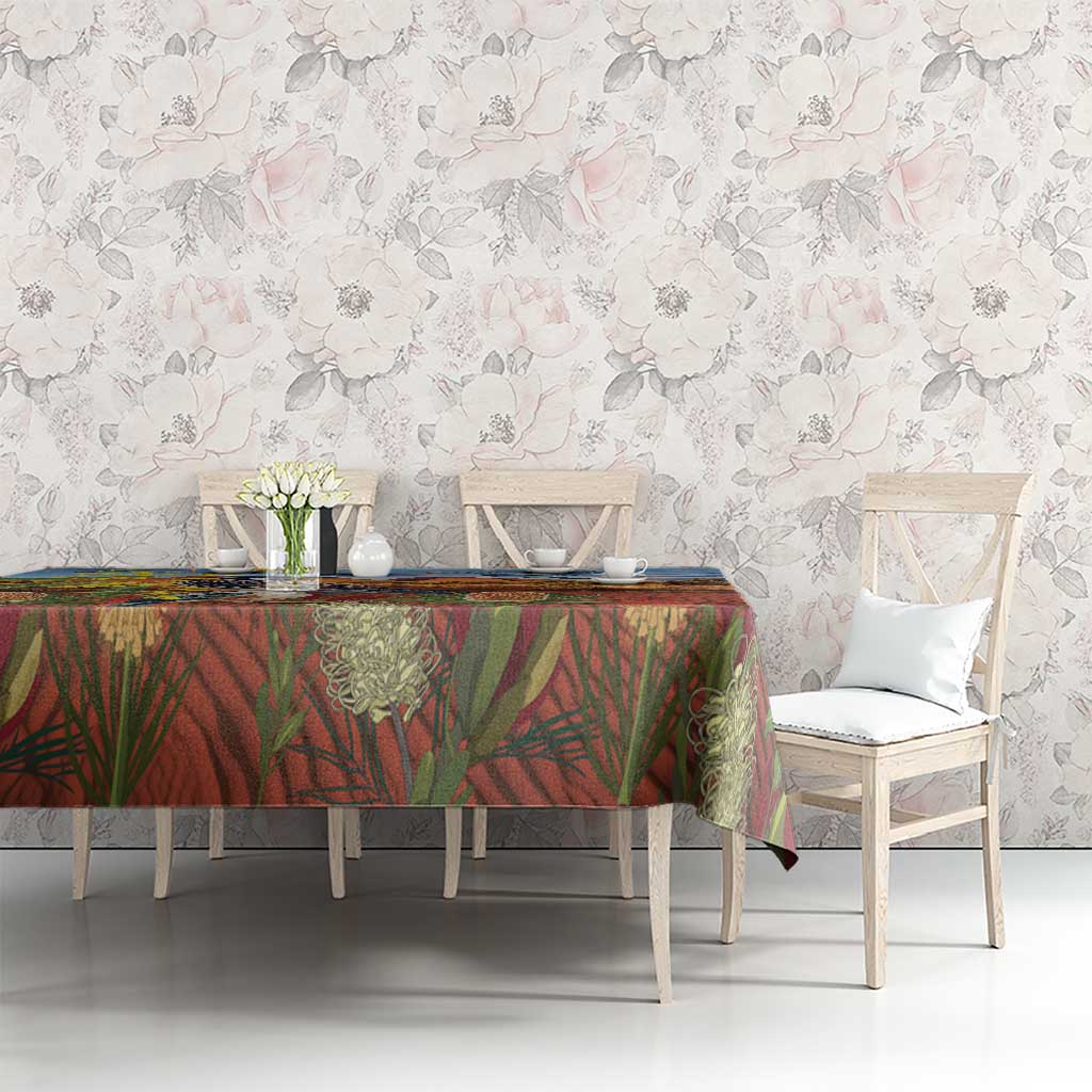 Australia Native Bird Uluru Ayers Rock Tablecloth