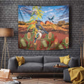 Australia Native Bird Uluru Ayers Rock Tapestry
