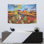 Australia Native Bird Uluru Ayers Rock Tapestry