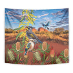 Australia Native Bird Uluru Ayers Rock Tapestry