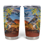 Australia Native Bird Uluru Ayers Rock Tumbler Cup