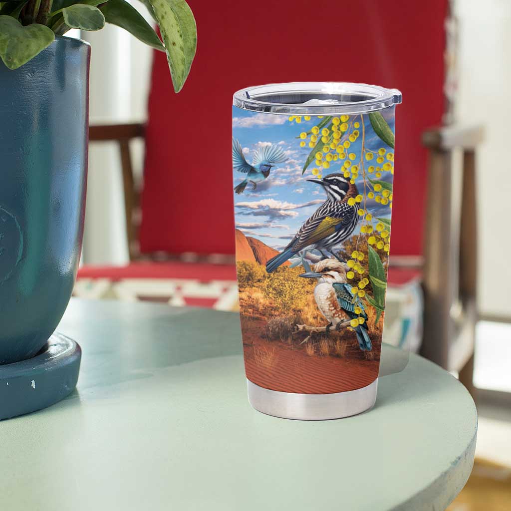 Australia Native Bird Uluru Ayers Rock Tumbler Cup