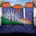 India Cricket Custom Back Car Seat Cover Ashoka Chakra with Flag Style