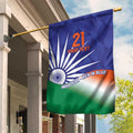 India Cricket Custom Garden Flag Ashoka Chakra with Flag Style