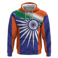 India Cricket Custom Hoodie Ashoka Chakra with Flag Style
