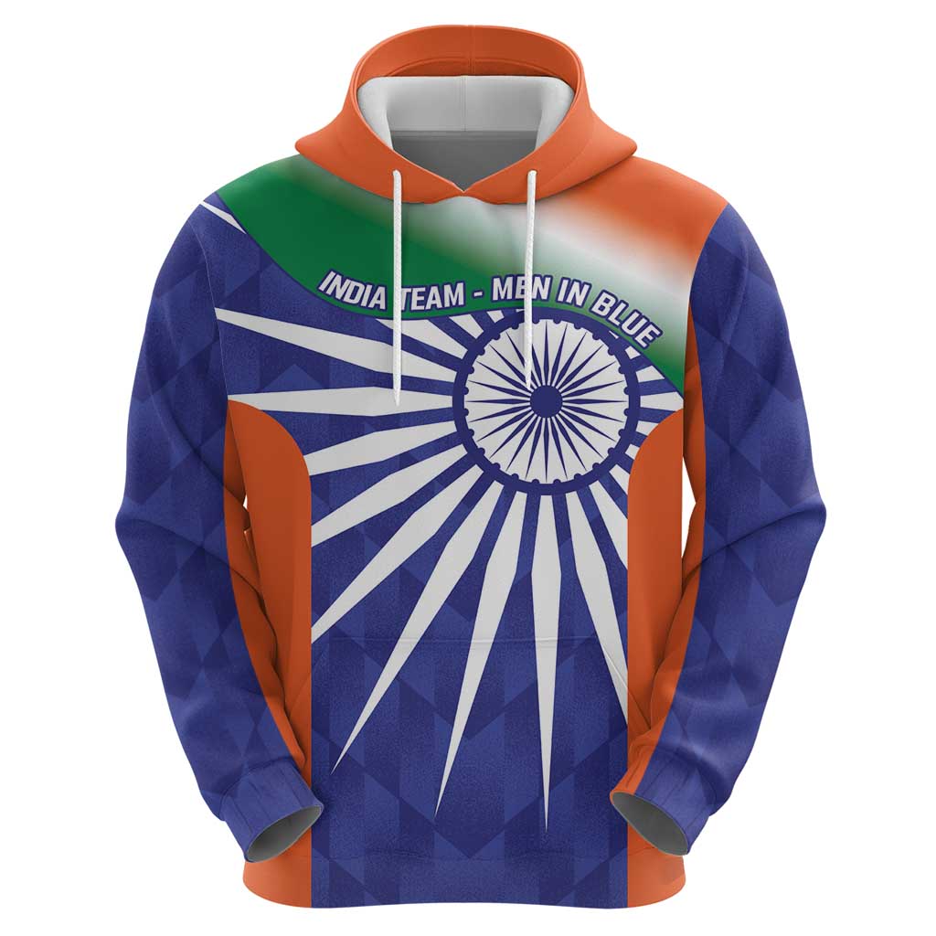 India Cricket Custom Hoodie Ashoka Chakra with Flag Style