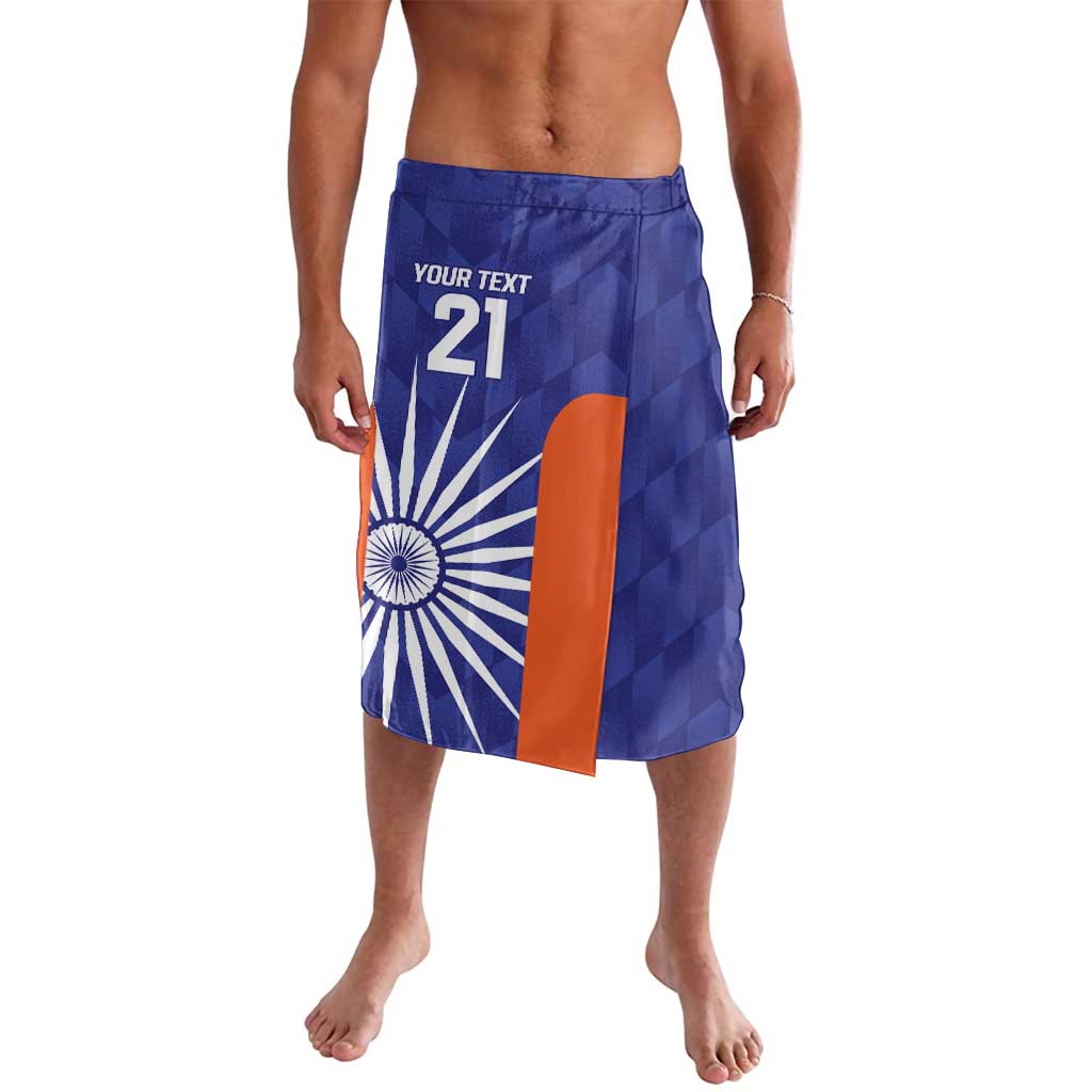 India Cricket Custom Lavalava Ashoka Chakra with Flag Style