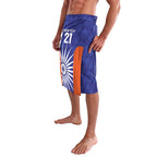 India Cricket Custom Lavalava Ashoka Chakra with Flag Style