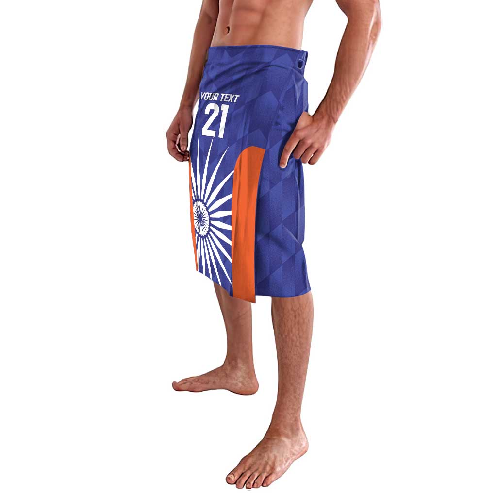 India Cricket Custom Lavalava Ashoka Chakra with Flag Style