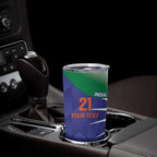 India Cricket Custom Tumbler Cup Ashoka Chakra with Flag Style
