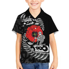 ANZAC Day Aotearoa Silver Fern Maori Personalised Hawaiian Shirt