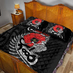 ANZAC Day Aotearoa Silver Fern Maori Personalised Quilt Bed Set