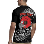 ANZAC Day Aotearoa Silver Fern Maori Personalised Rugby Jersey