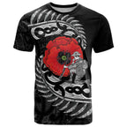 ANZAC Day Aotearoa Silver Fern Maori Personalised T Shirt