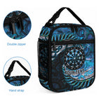 New Zealand Darts Personalised Lunch Bag Aotearoa Silver Fern Blue Papua Shell Spirit