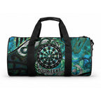 New Zealand Darts Personalised Duffle Bag Aotearoa Silver Fern Green Papua Shell Spirit