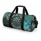 New Zealand Darts Personalised Duffle Bag Aotearoa Silver Fern Green Papua Shell Spirit