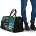 New Zealand Darts Personalised Travel Bag Aotearoa Silver Fern Green Papua Shell Spirit - Aussie Hoodie