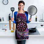 New Zealand Darts Personalised Apron Aotearoa Silver Fern Pink Papua Shell Spirit - Aussie Hoodie